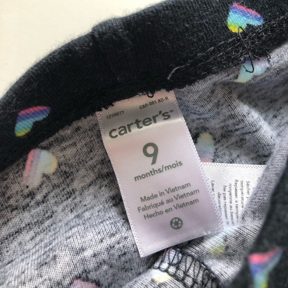 9M Girls: Heart Tights - Picture 3 of 3